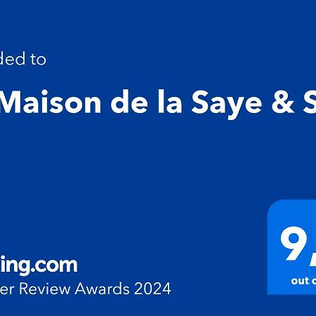 La Maison De La Saye & Spa Mios Exteriör bild